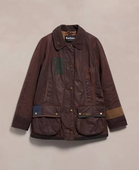 Barbour Re-loved Women's Beadnell Waxed Jacket - Size 12 Rustic