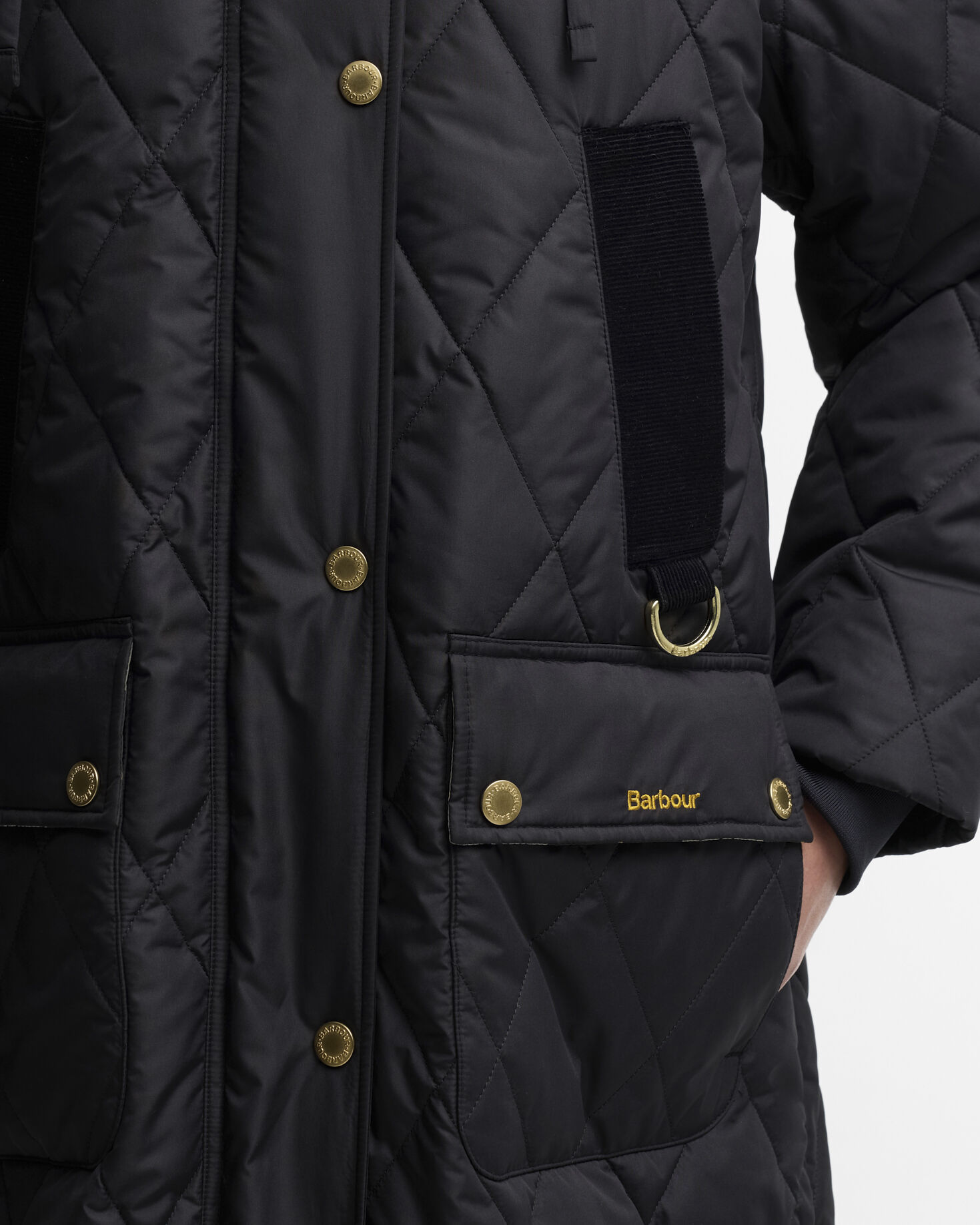 Rudson Quilted Jacket Black/Ancient