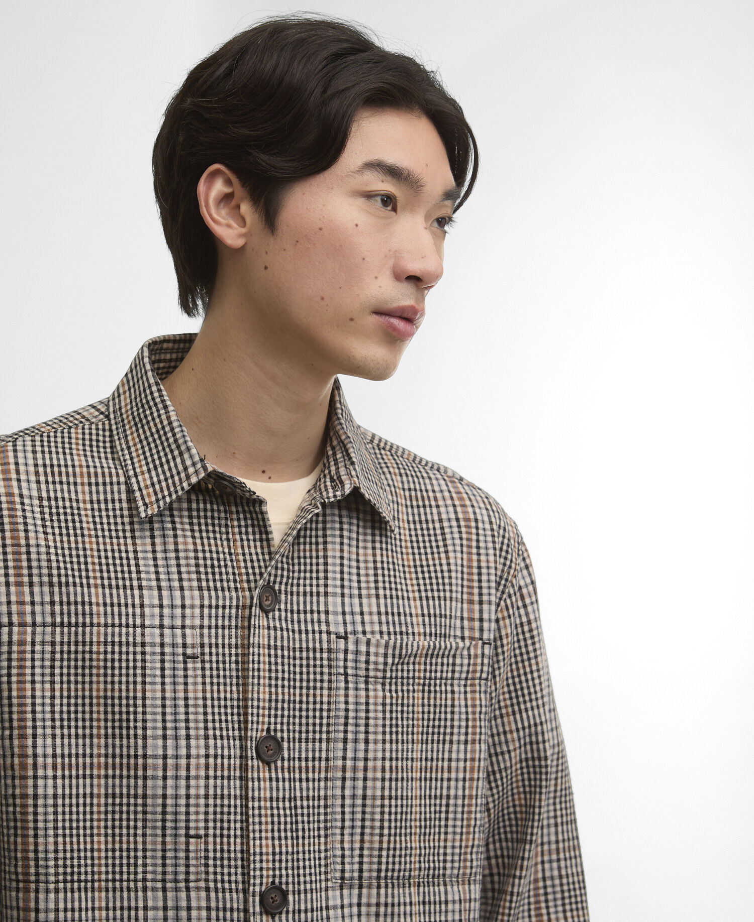 Overshirt Fife Checked Neutral