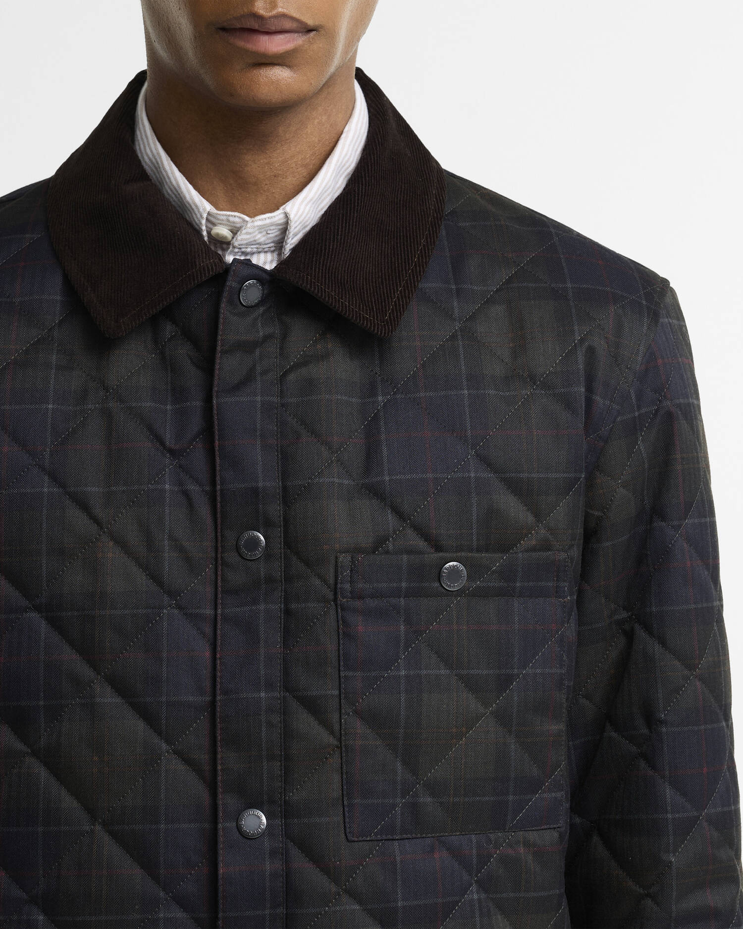 Tartan Shirt Quilted Jacket Shadow Classic image number 3