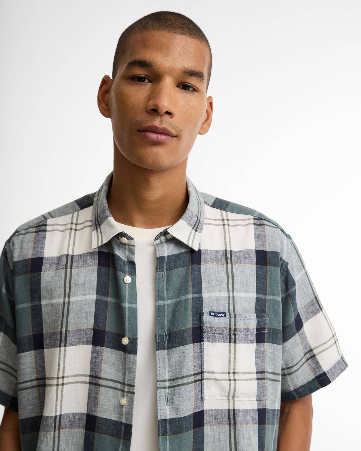 Croft Short-Sleeved Shirt Meadow Brook Tartan image number 3