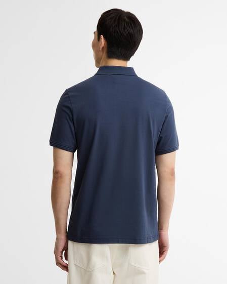 Ashmann Tipped Polo Shirt Oxford Navy