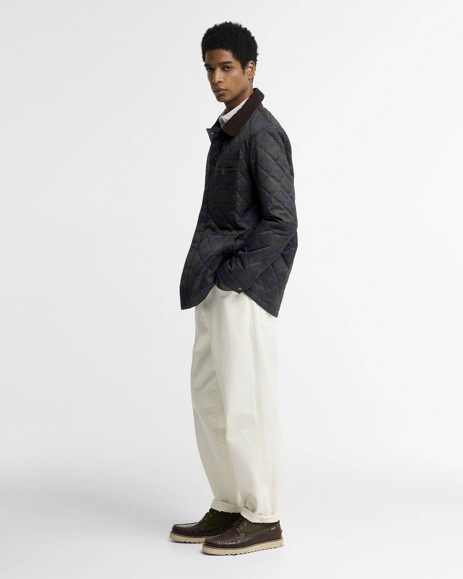 Stivaletti chukka Hadston Olive/Dark Brown image number 1