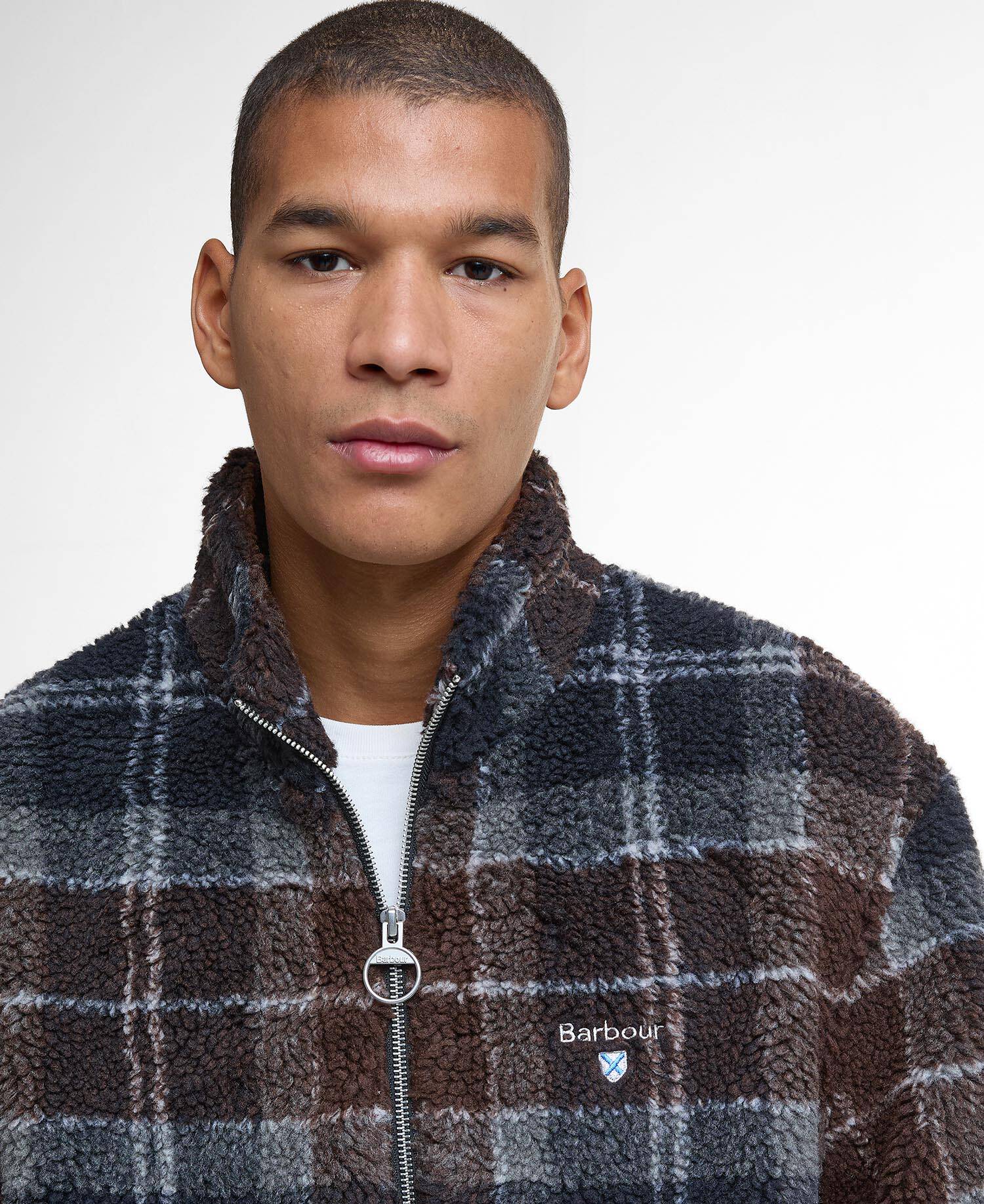 Fleecejacke Tartan Sherpa Midnight Oak Tartan image number 3
