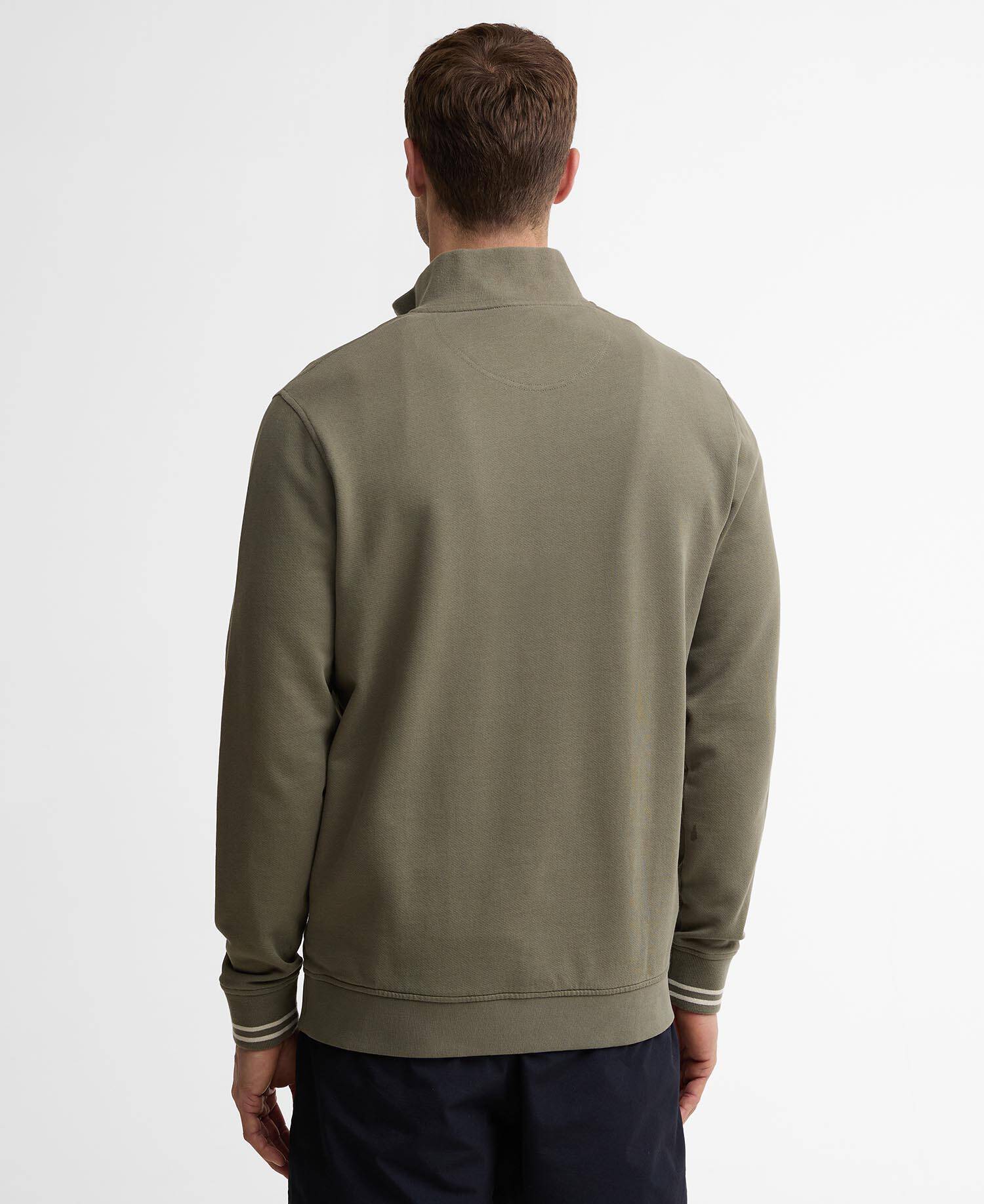 Rosford Quarter-Zip Sweatshirt Dusty Olive image number 2