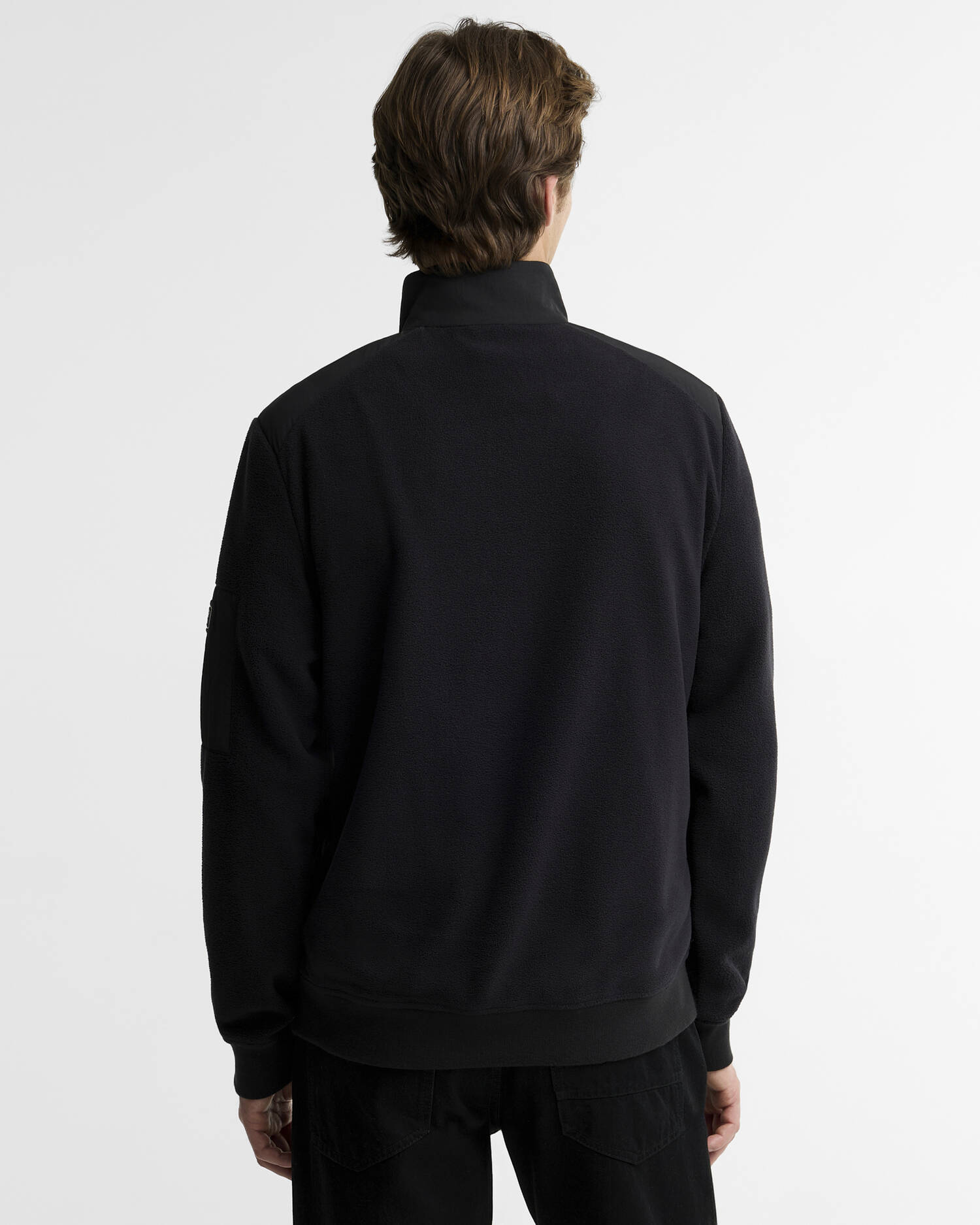 Burnhope Quilted Sweatshirt Black image number 2