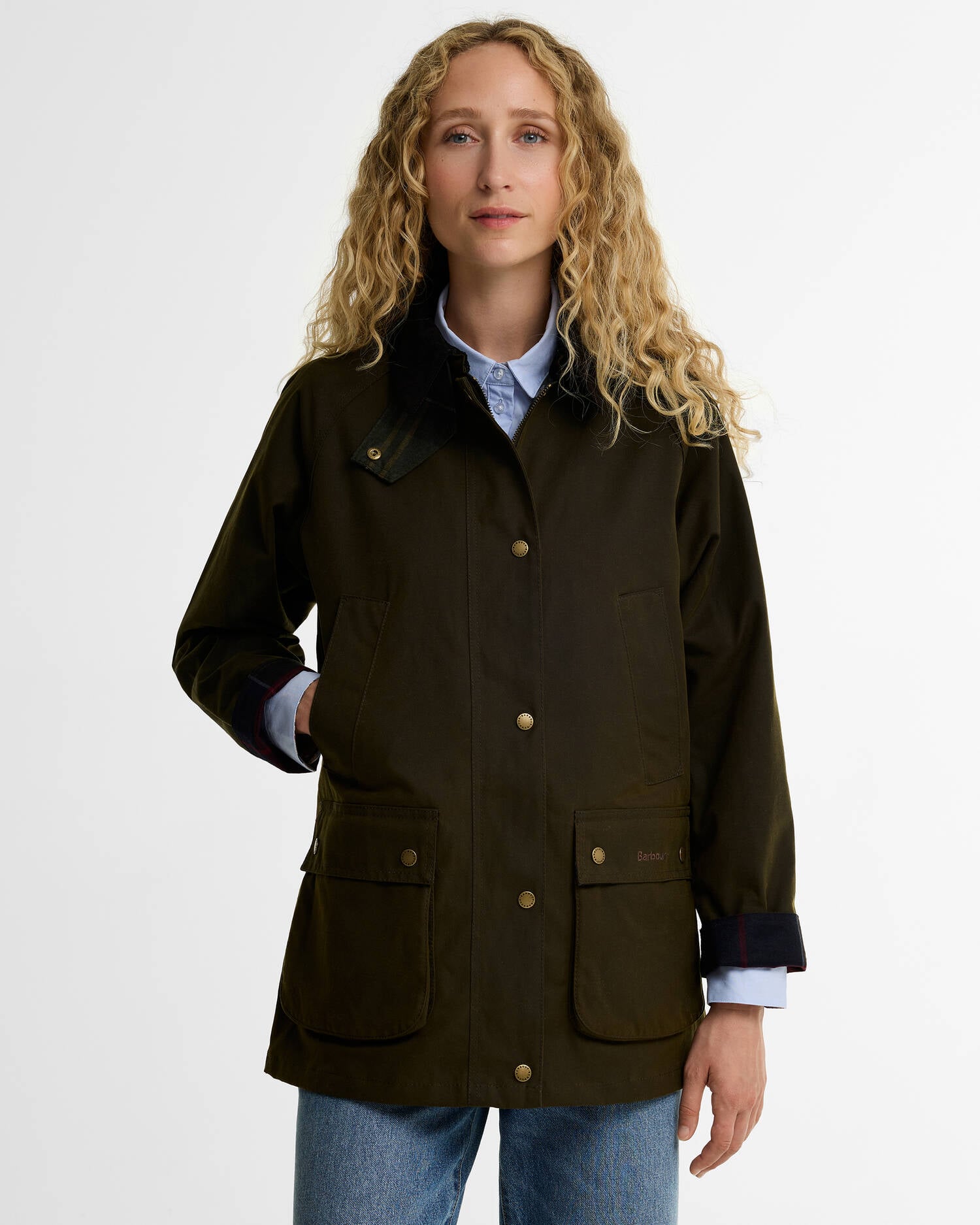 Acorn Waxed Jacket Olive image number 0