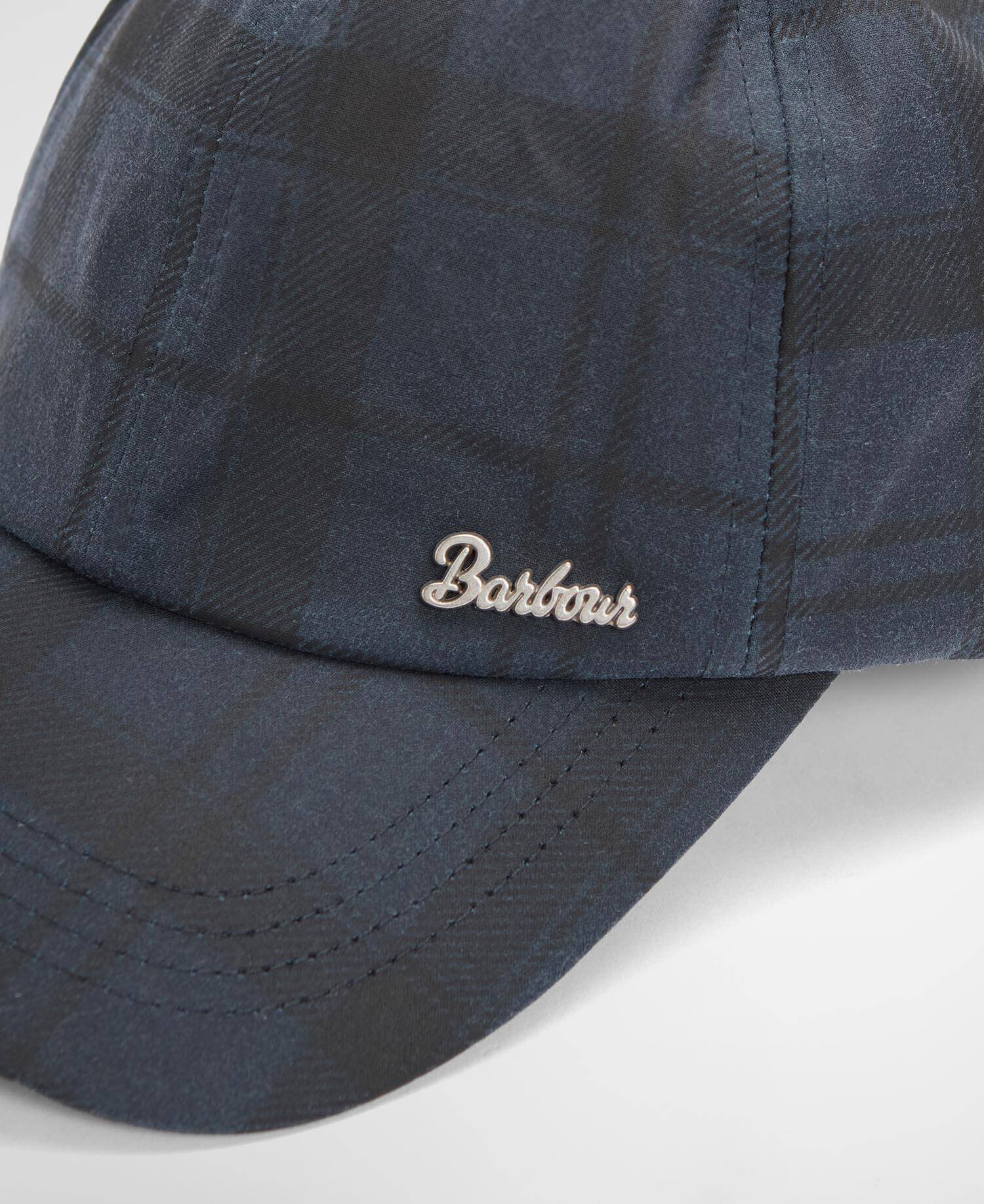 Ambleside Tartan Waxed Cap Navy Tartan image number 2