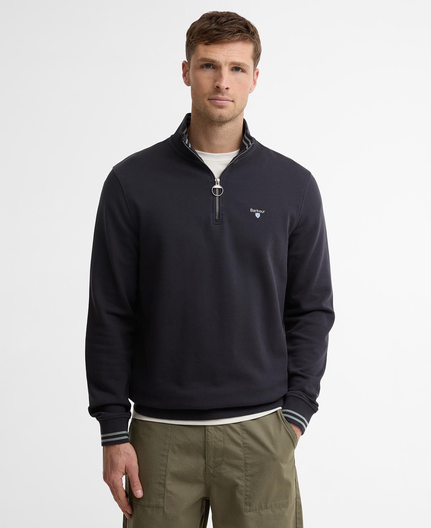 Rosford Quarter-Zip Sweatshirt Dark Navy