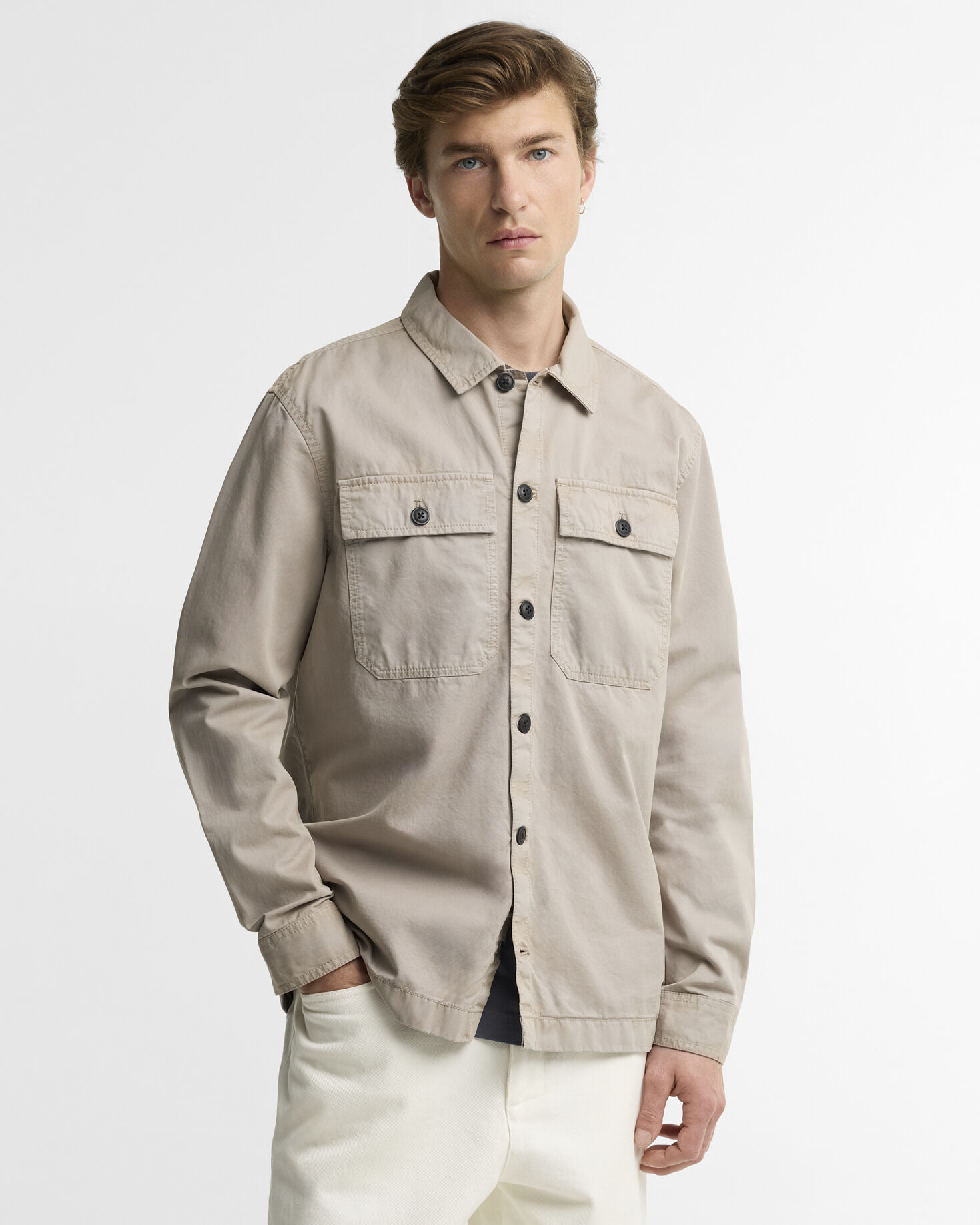 Arlo Overshirt Concrete