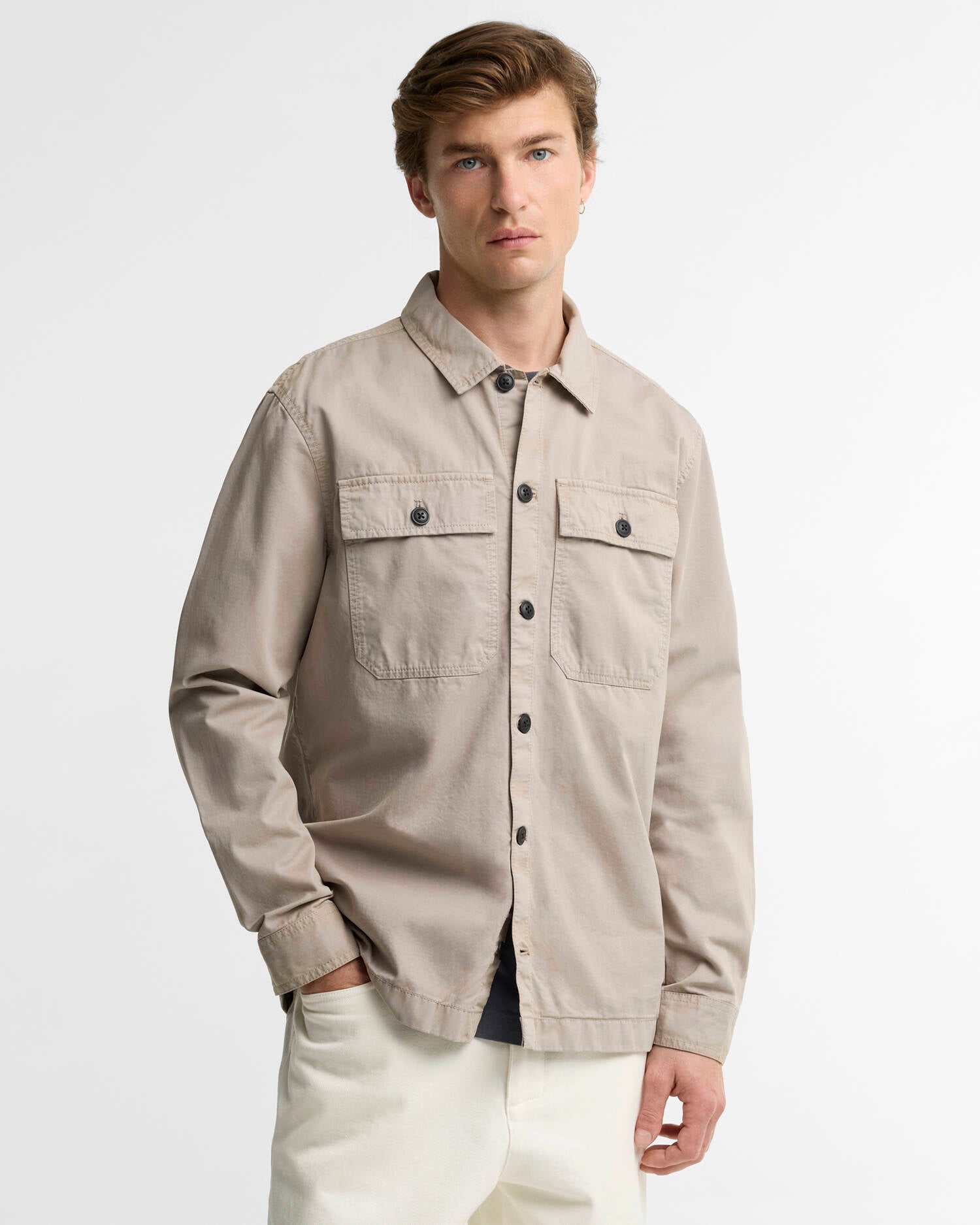 Arlo Overshirt Concrete image number 0