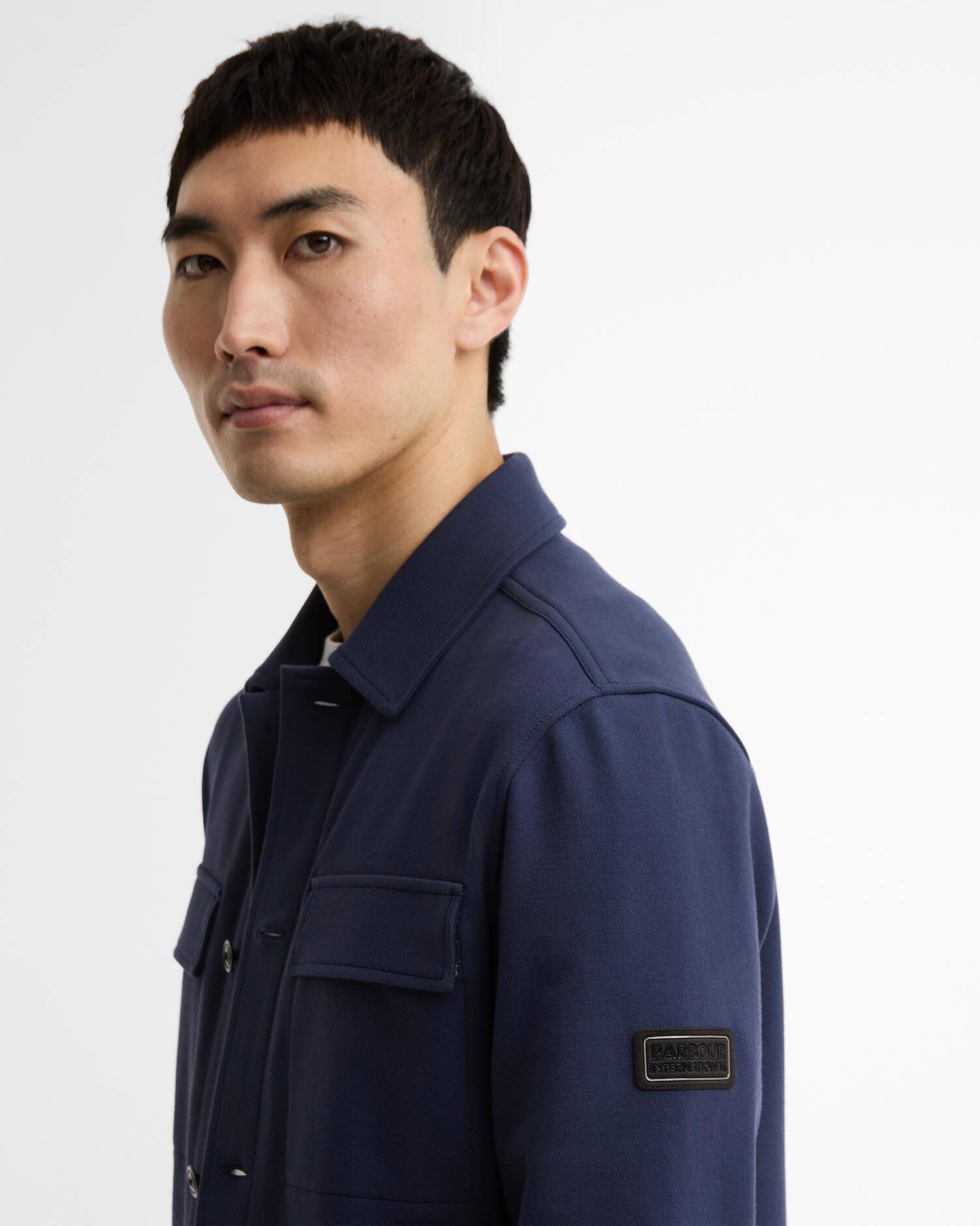 Overshirt Esh Twill Oxford Navy image number 3