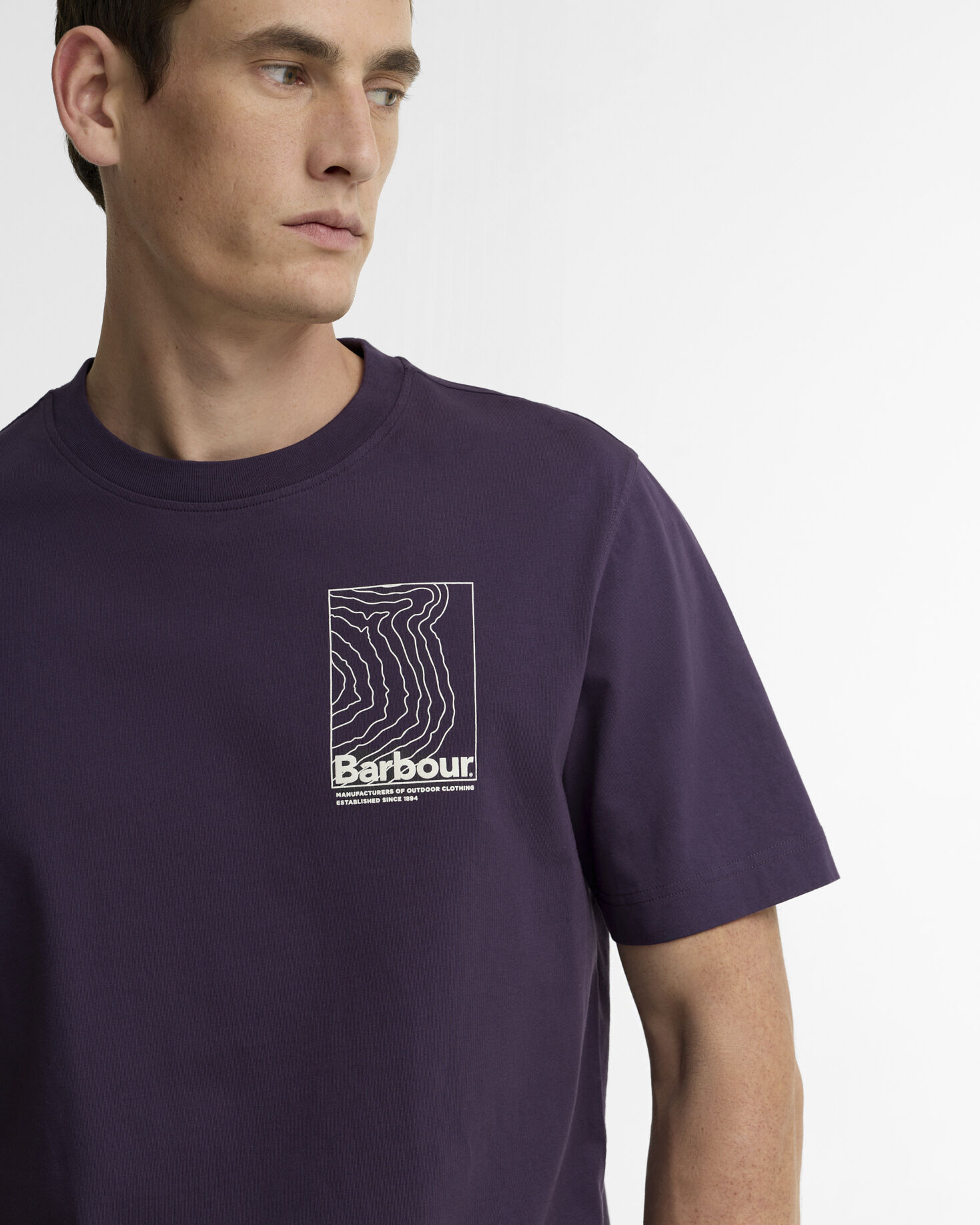 Woodbine Relaxed Graphic T-Shirt Grape