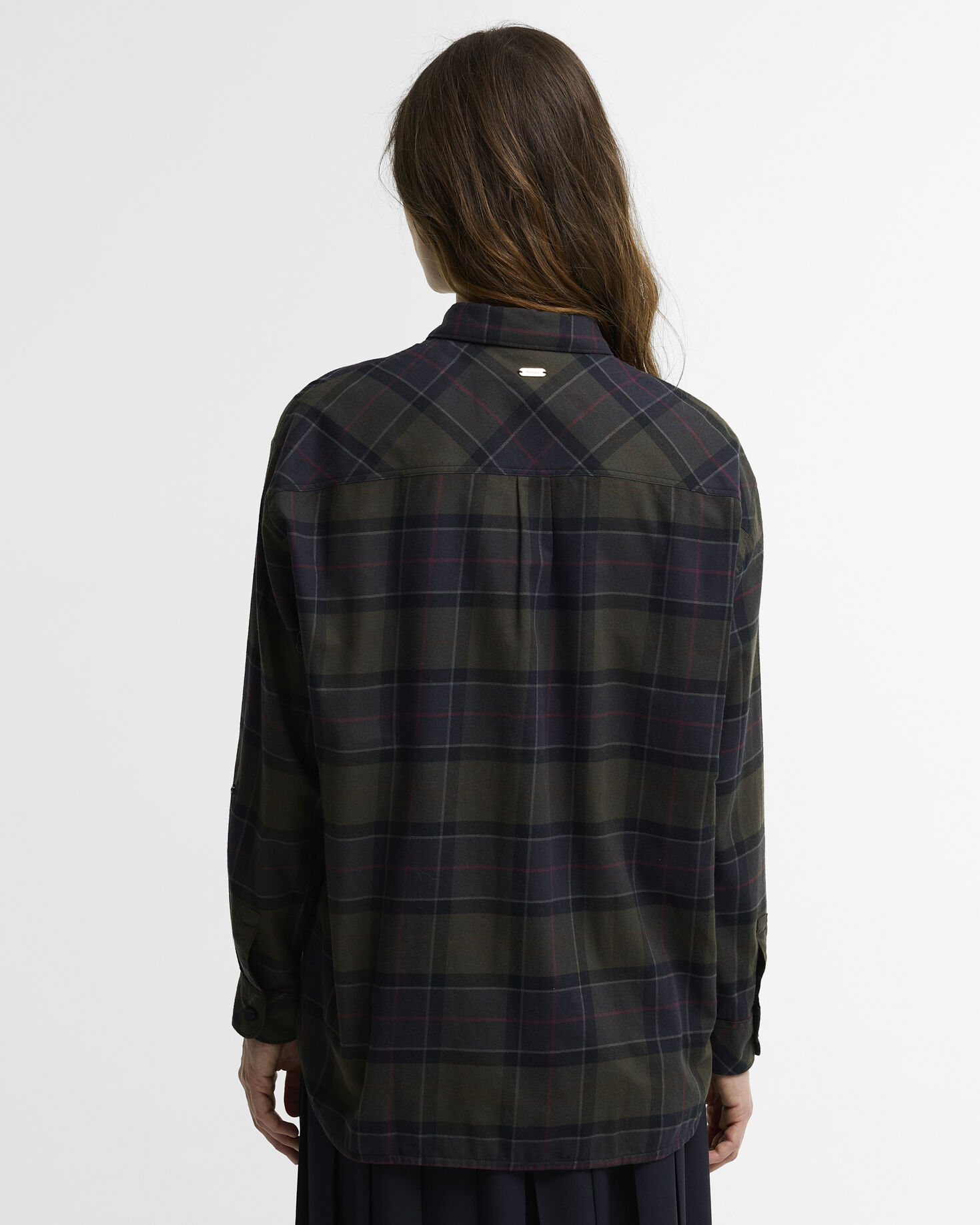 Camicia con vestibilit&agrave; rilassata Elishaw Shadow Classic Tartan