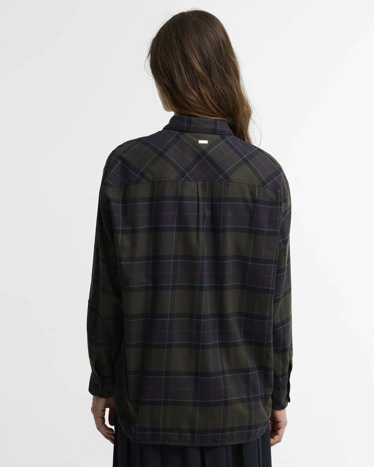 Camicia con vestibilit&agrave; rilassata Elishaw Shadow Classic Tartan image number 2