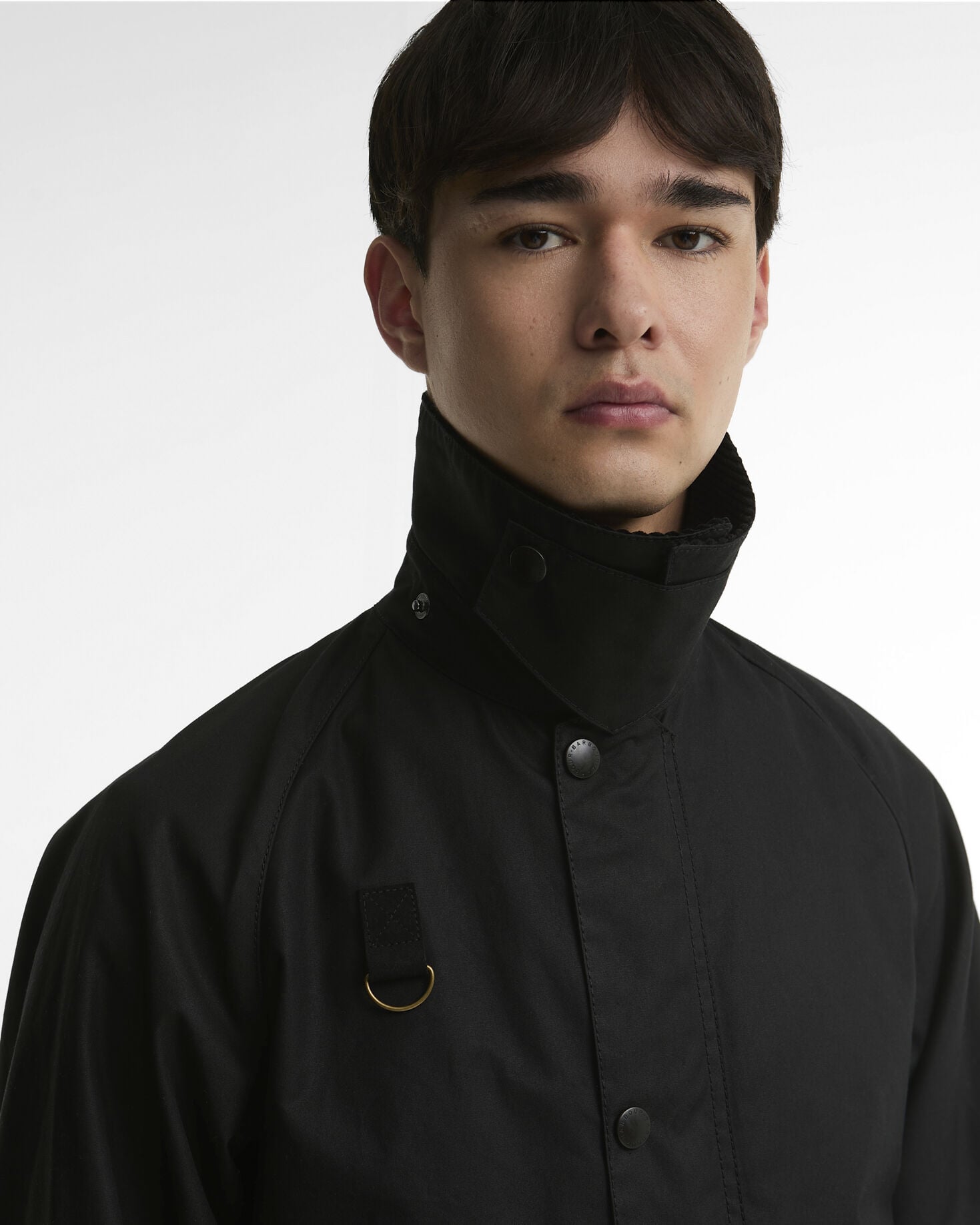 Giacca cerata lunga Spey Black