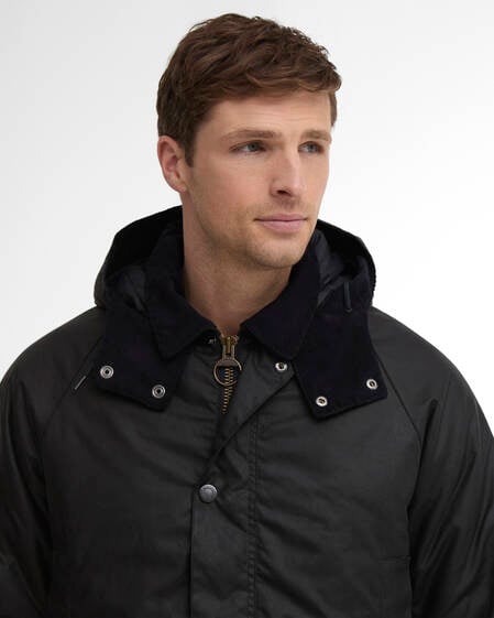 Modern Beaufort Waxed Jacket Navy/Shadow Classic