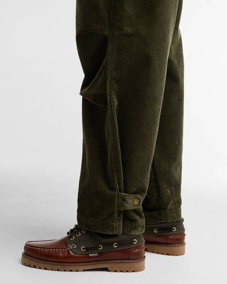 Barbour x Norbit Cordhose Oversized Olive