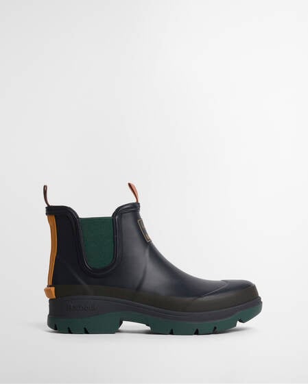 Paul Smith Loves Barbour Damen Gummistiefel Chelsea Navy
