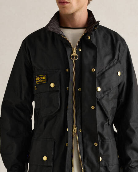 International Original Waxed Jacket Classic Black