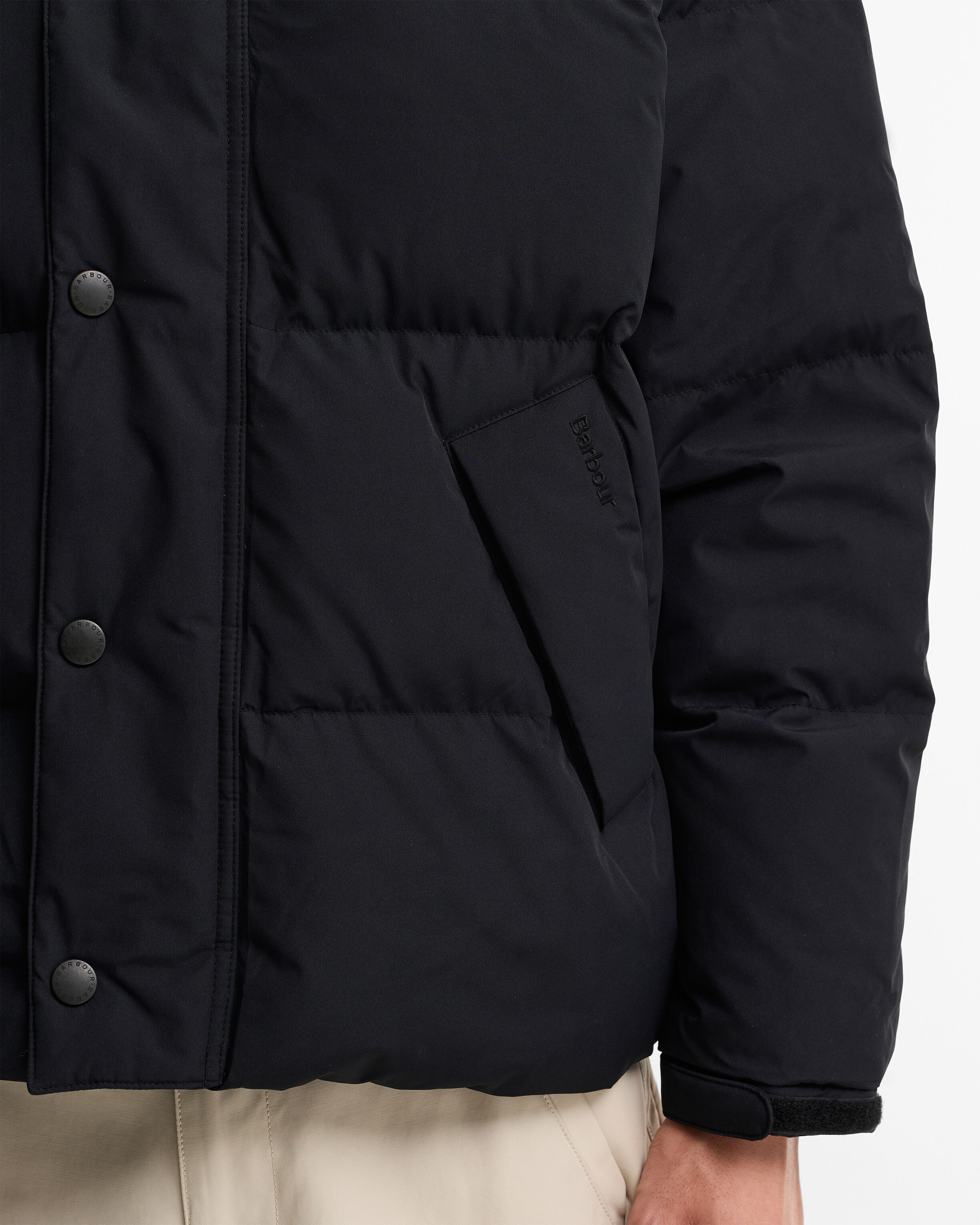 Oversized Transport Puffer Jacket Classic Black