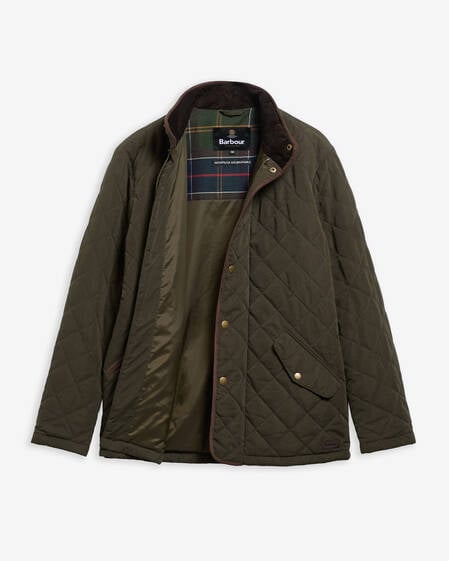 Shoverler Quilted Jacket Dark Olive
