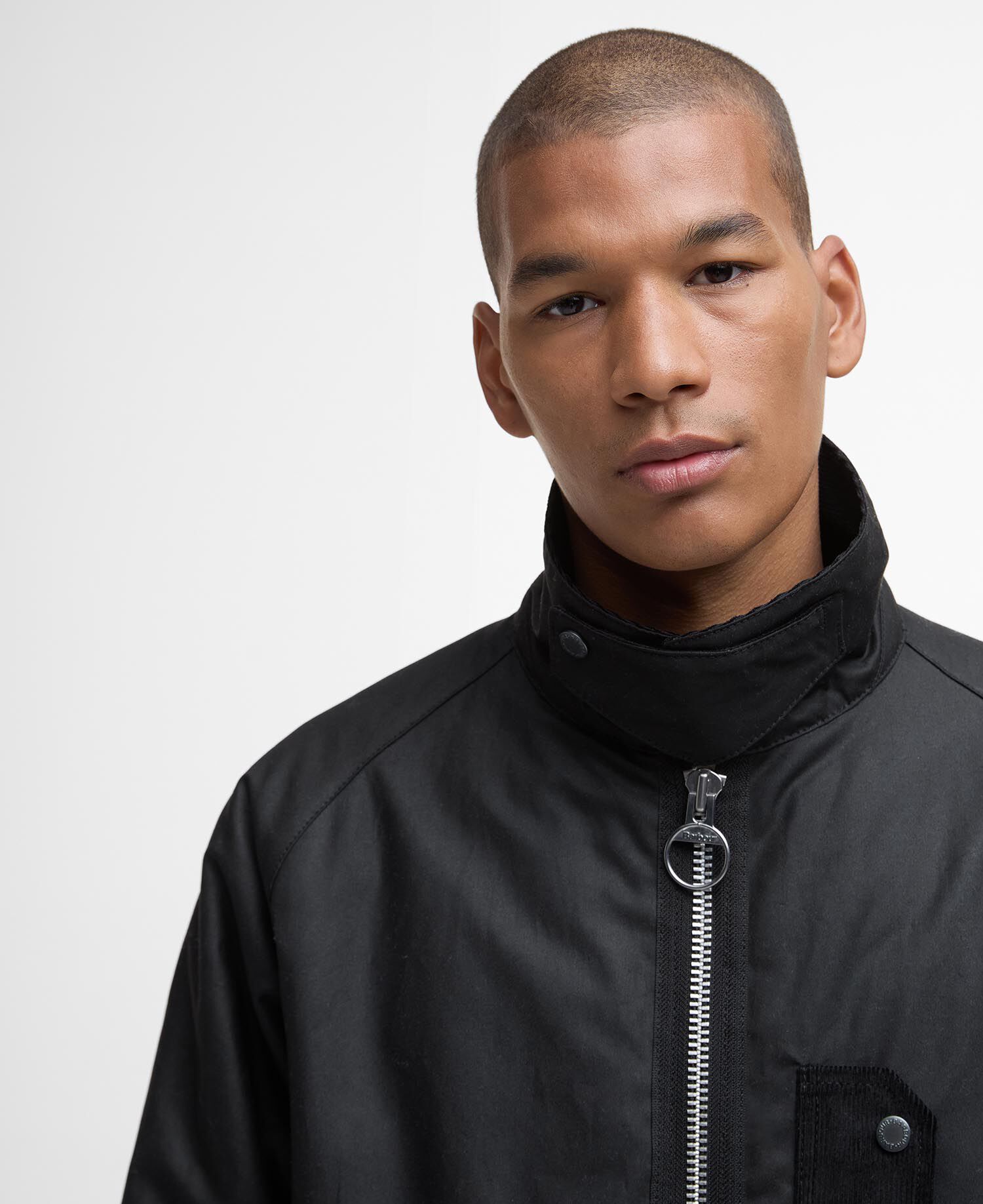 Wachsjacke Tract Black