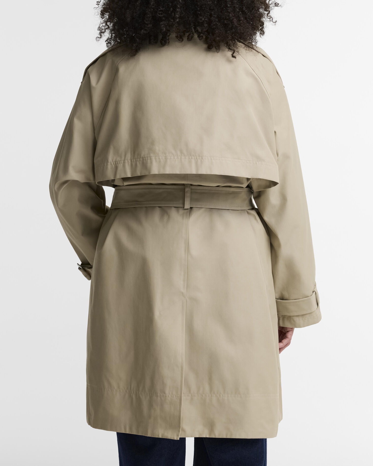 Maia Plus-Size Showerproof Jacket Light Sand