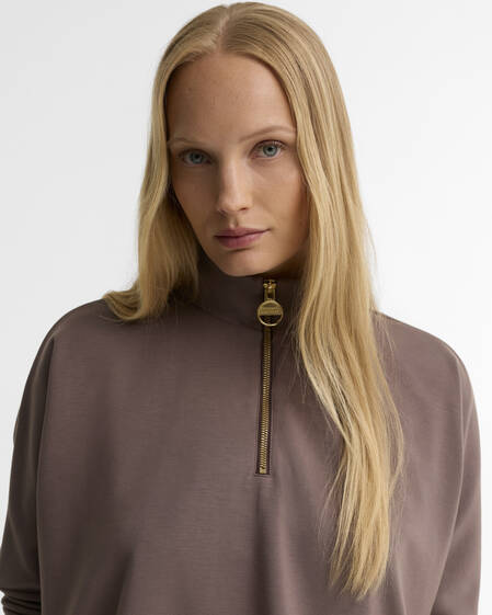 Kemora Half-Zip Sweatshirt Truffle