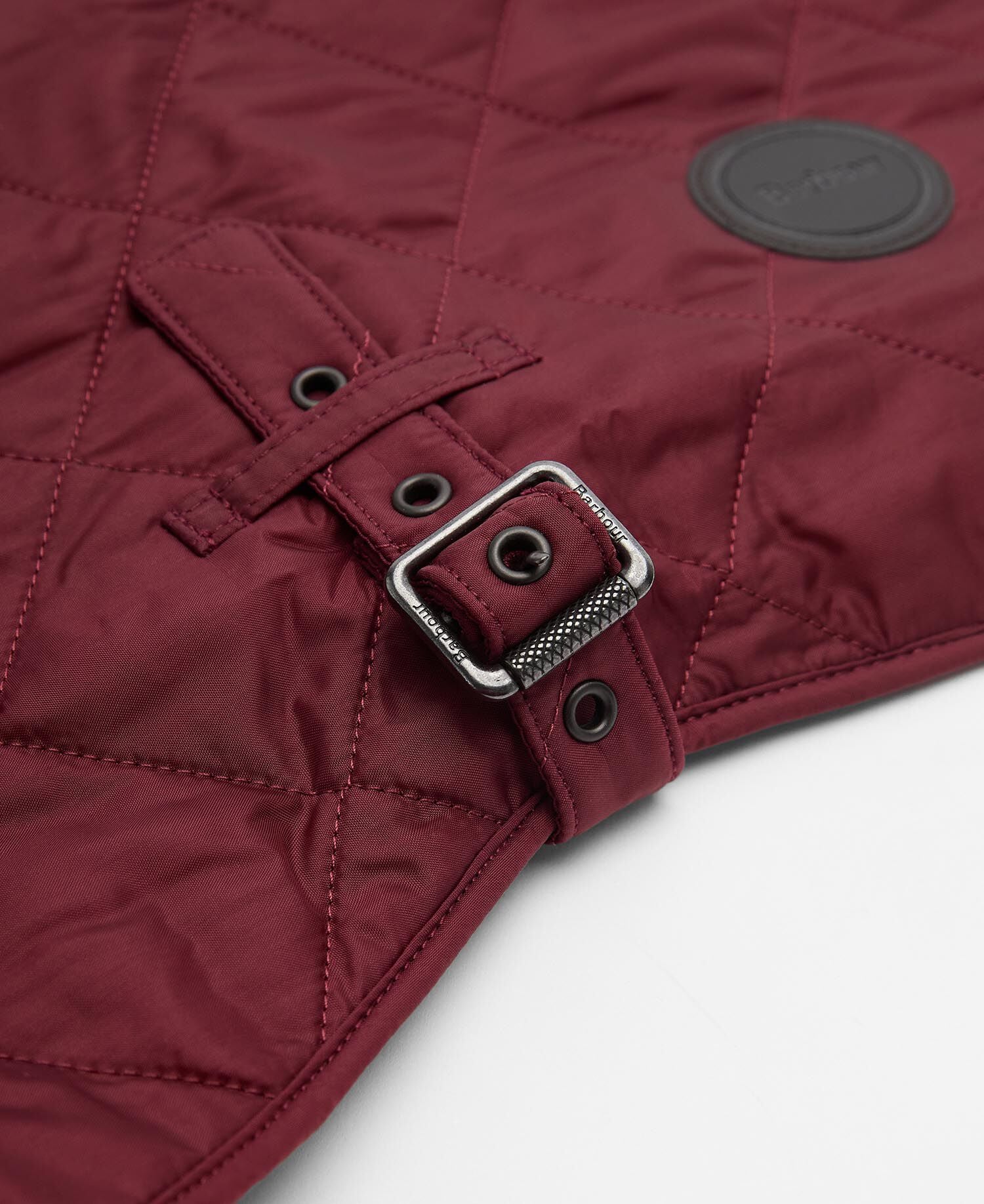 Quilted Dog Coat Rosewood