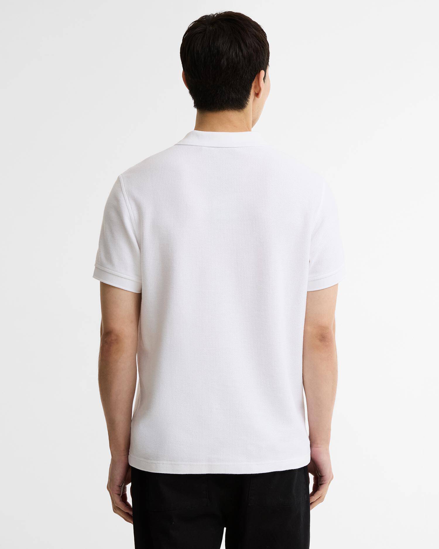 Milbank Textured Polo Shirt White image number 2