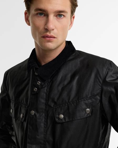 Duke Waxed Jacket Classic Black