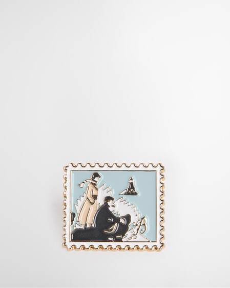 Postage Stamp Pin Badge Postage Stamp