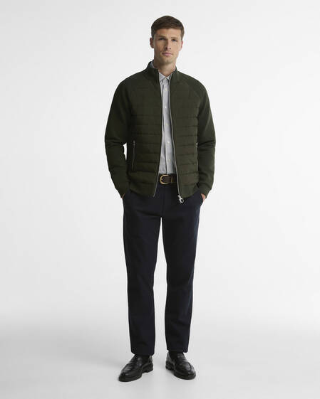 Thornton Quilted Sweatshirt Sage