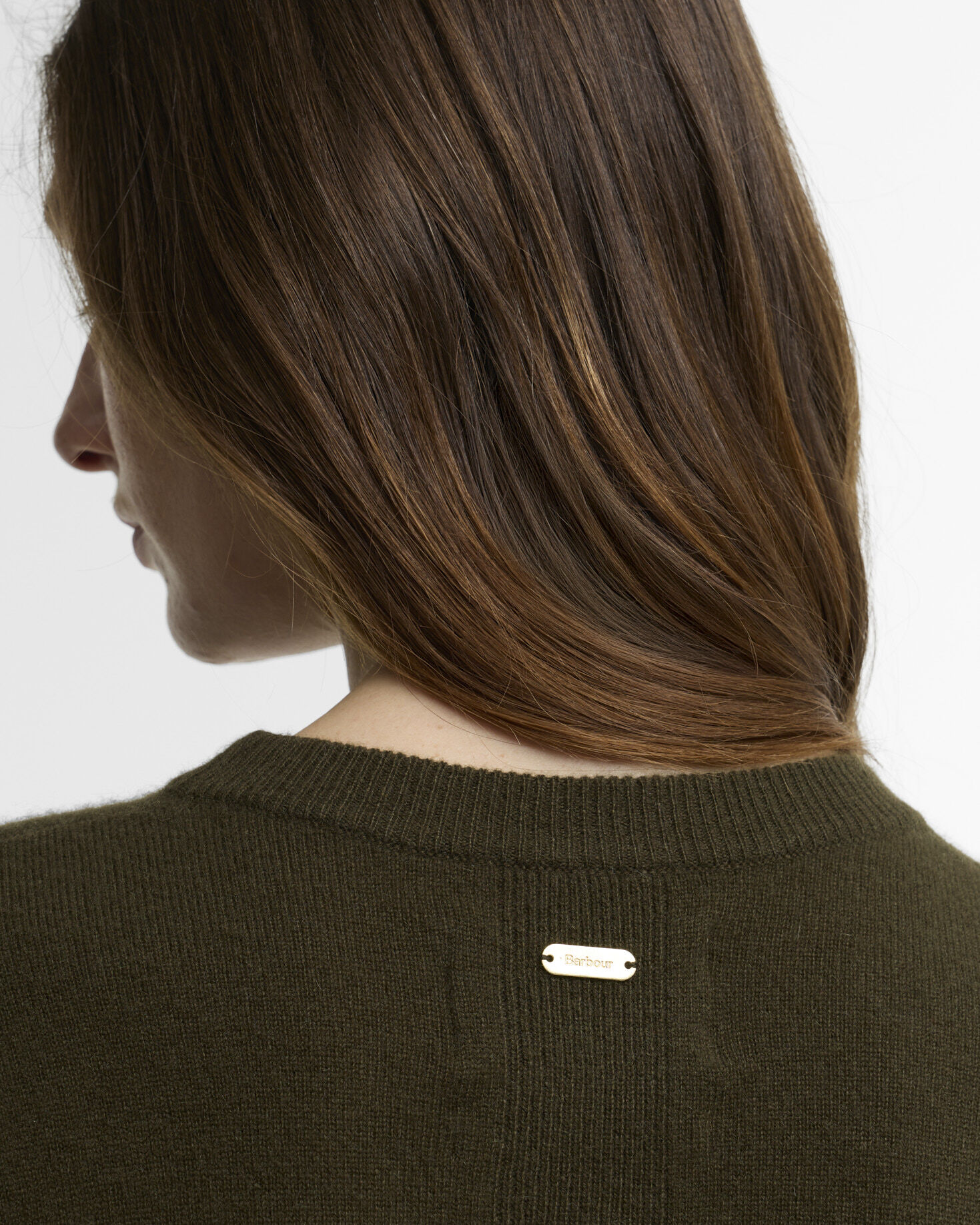 Penwood Cashmere Crew Neck Jumper Olive