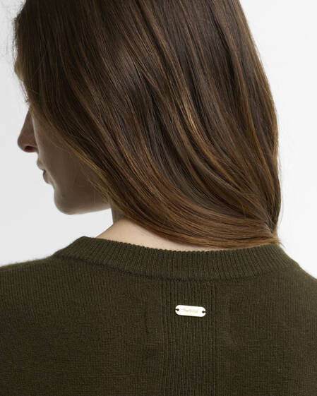 Penwood Cashmere Crew Neck Jumper Olive