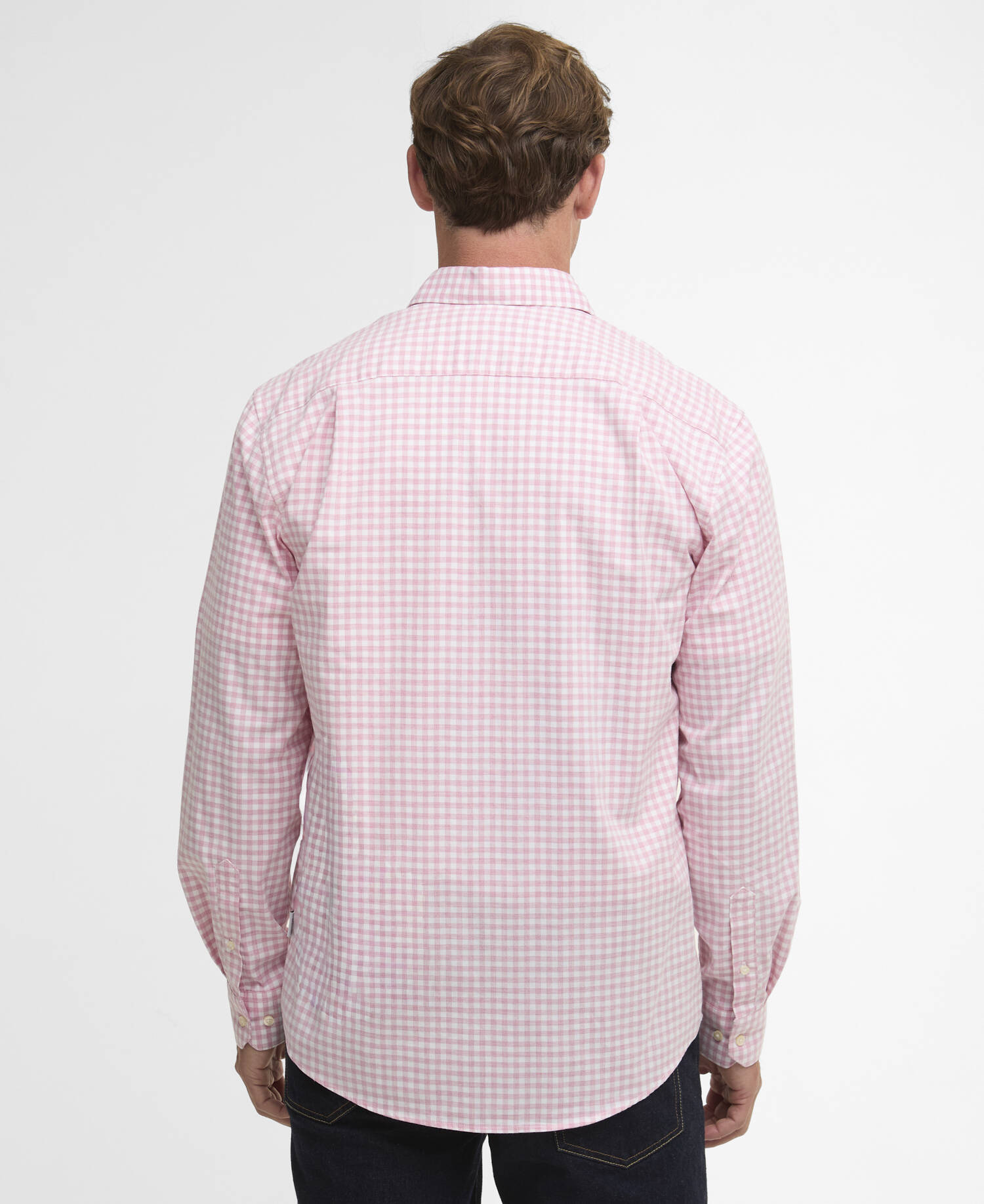 Gingham Aukside Regular Shirt Pink image number 2