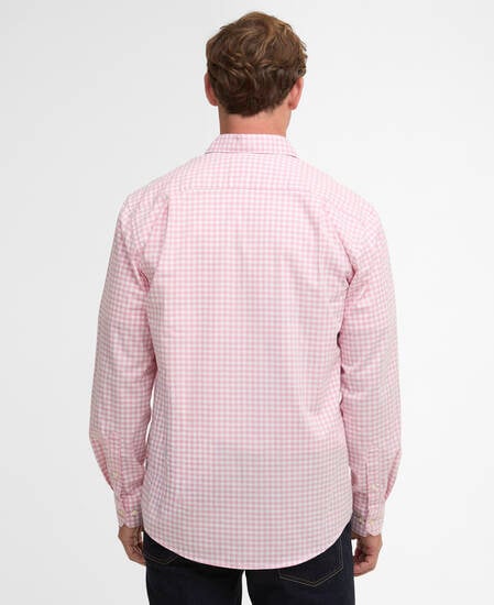 Gingham Aukside Regular Shirt Pink
