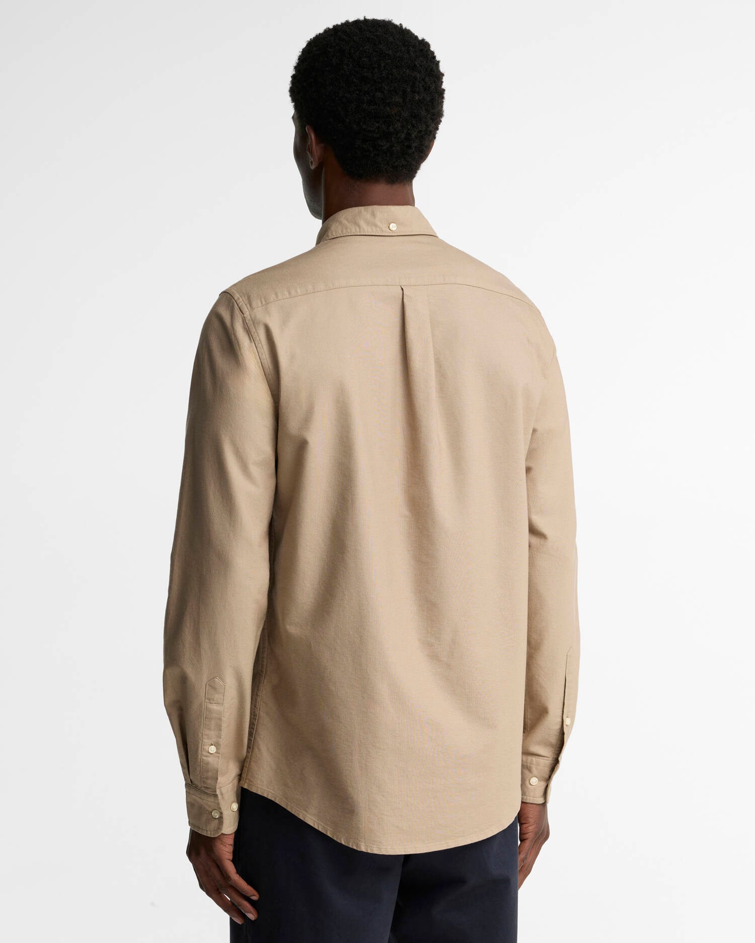 Camicia sartoriale Oxford Washed Stone image number 2