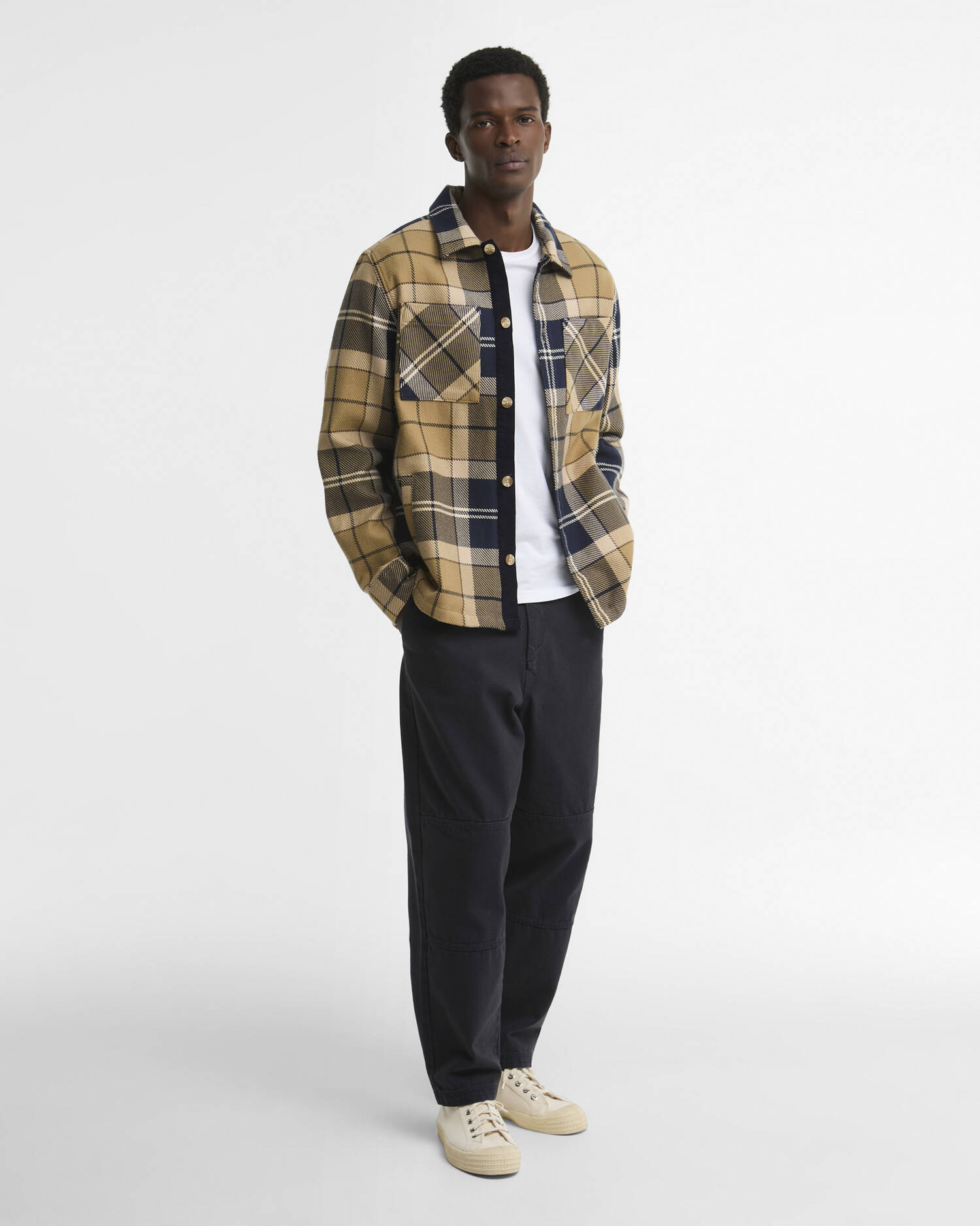 Oversized Tartan Overshirt Birchwood Dress Tartan image number 1