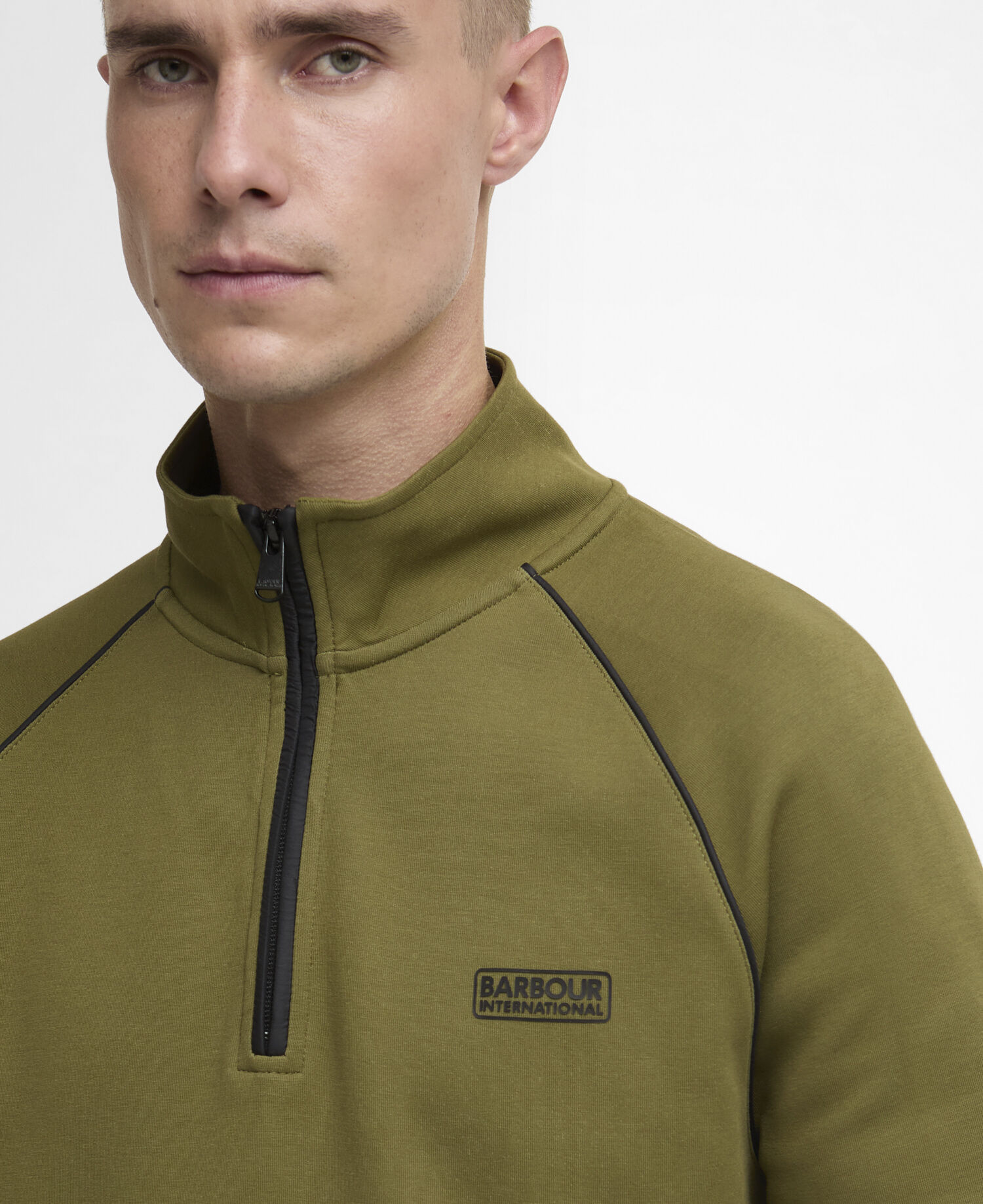 Pullover Markford Half-Zip Cable Olive