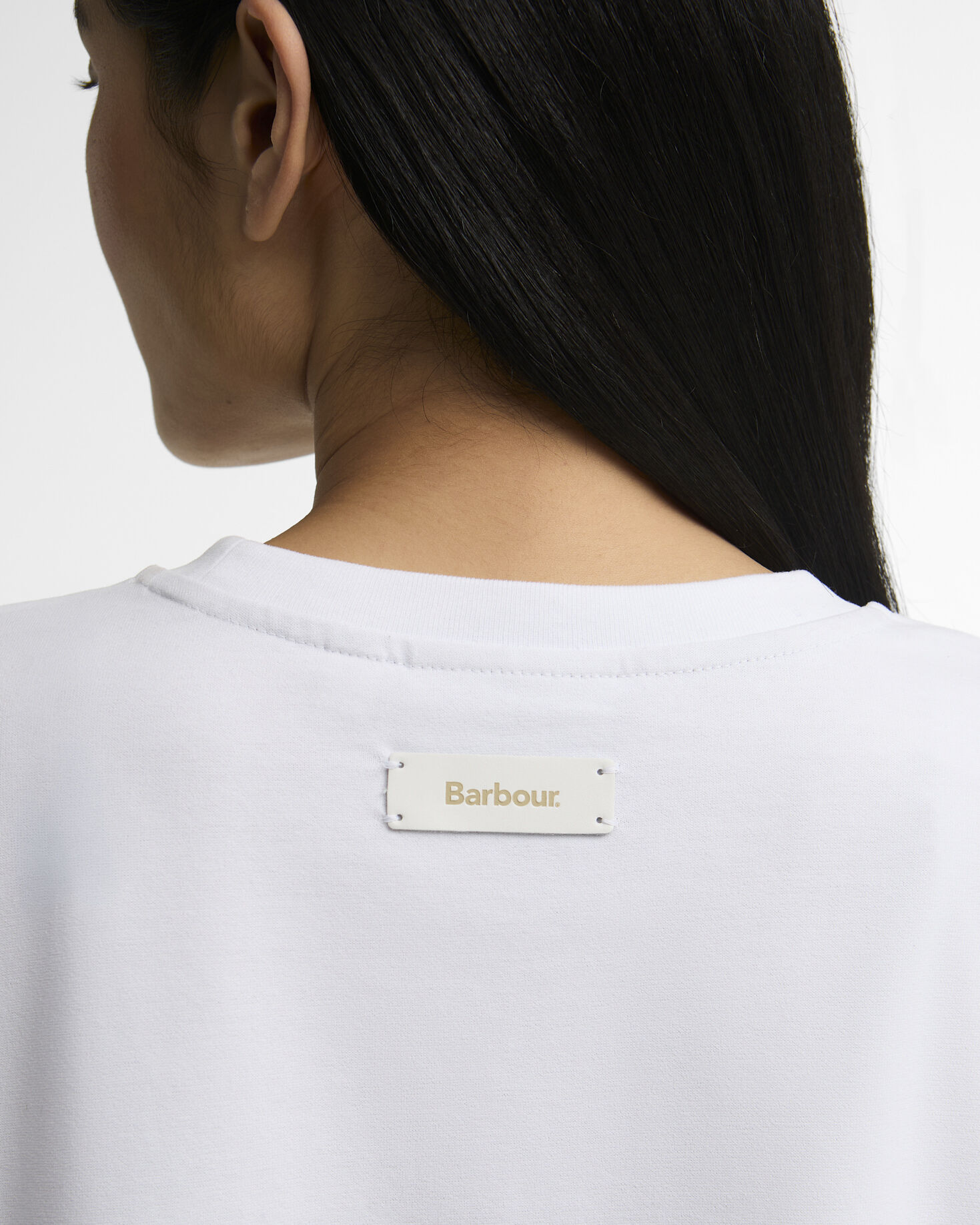 Barbour T-Shirt Willowmere Oversized White