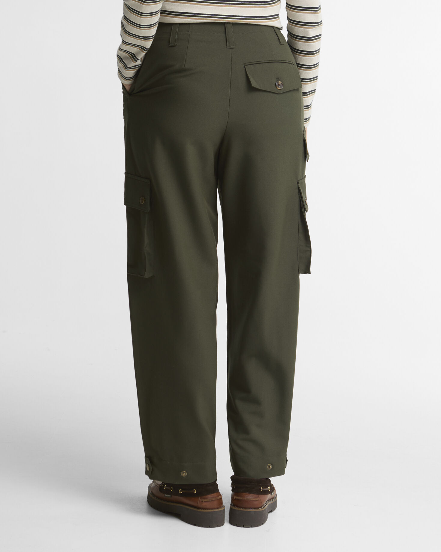 Sandra Tapered Trousers Sage