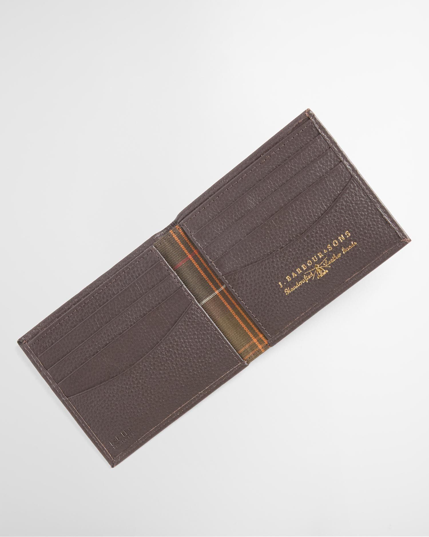 Amble Leather Billfold Wallet Dark Brown