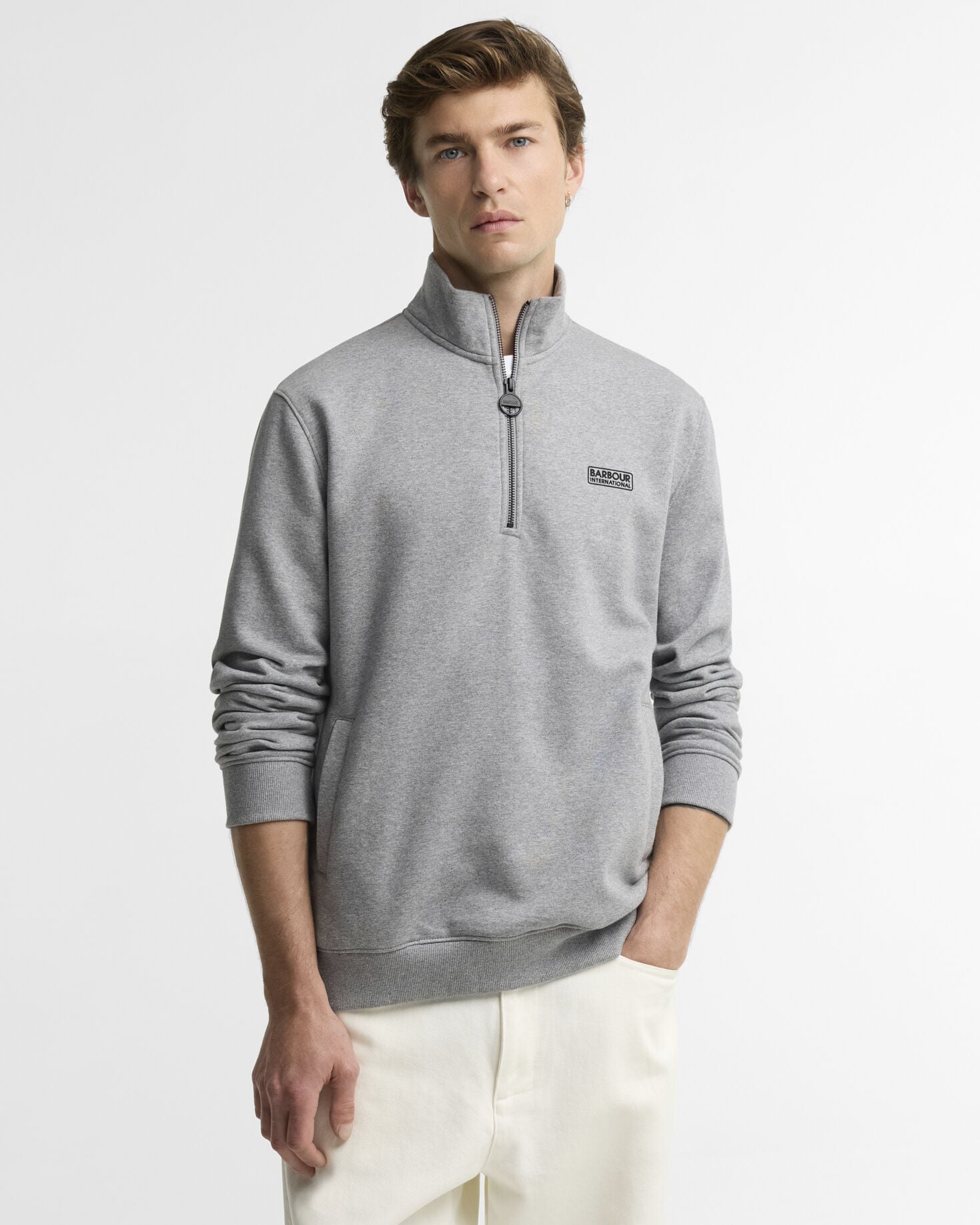 Essential Half-Zip Sweatshirt Anthracite Marl