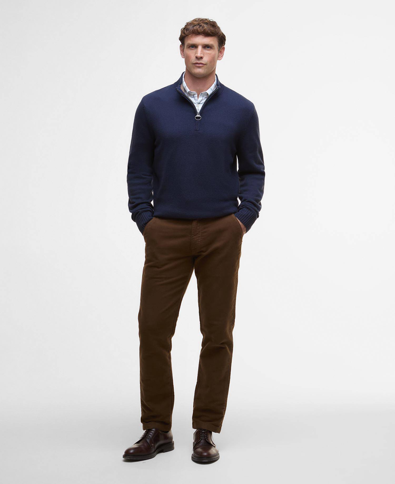 Kelson Quarter-Zip Jumper Navy image number 1