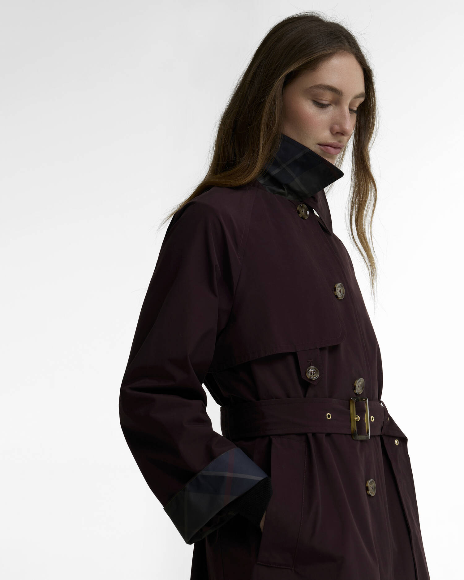 Antonella Showerproof Trench Coat Fig/Shadow Classic image number 3