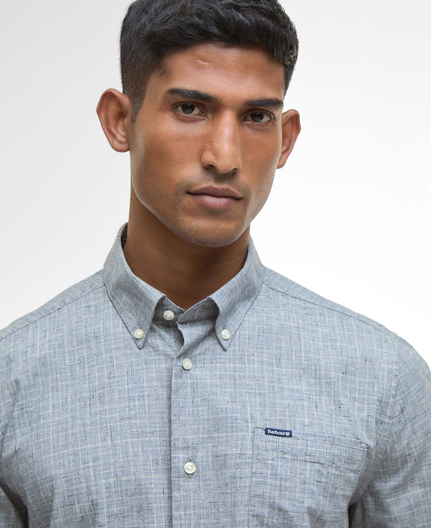 Wester Slub Tailored Shirt Chambray image number 3