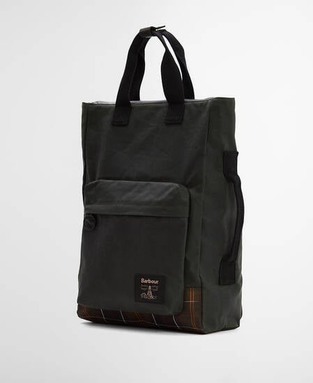 Zaino Field in tessuto cerato Sage/Classic