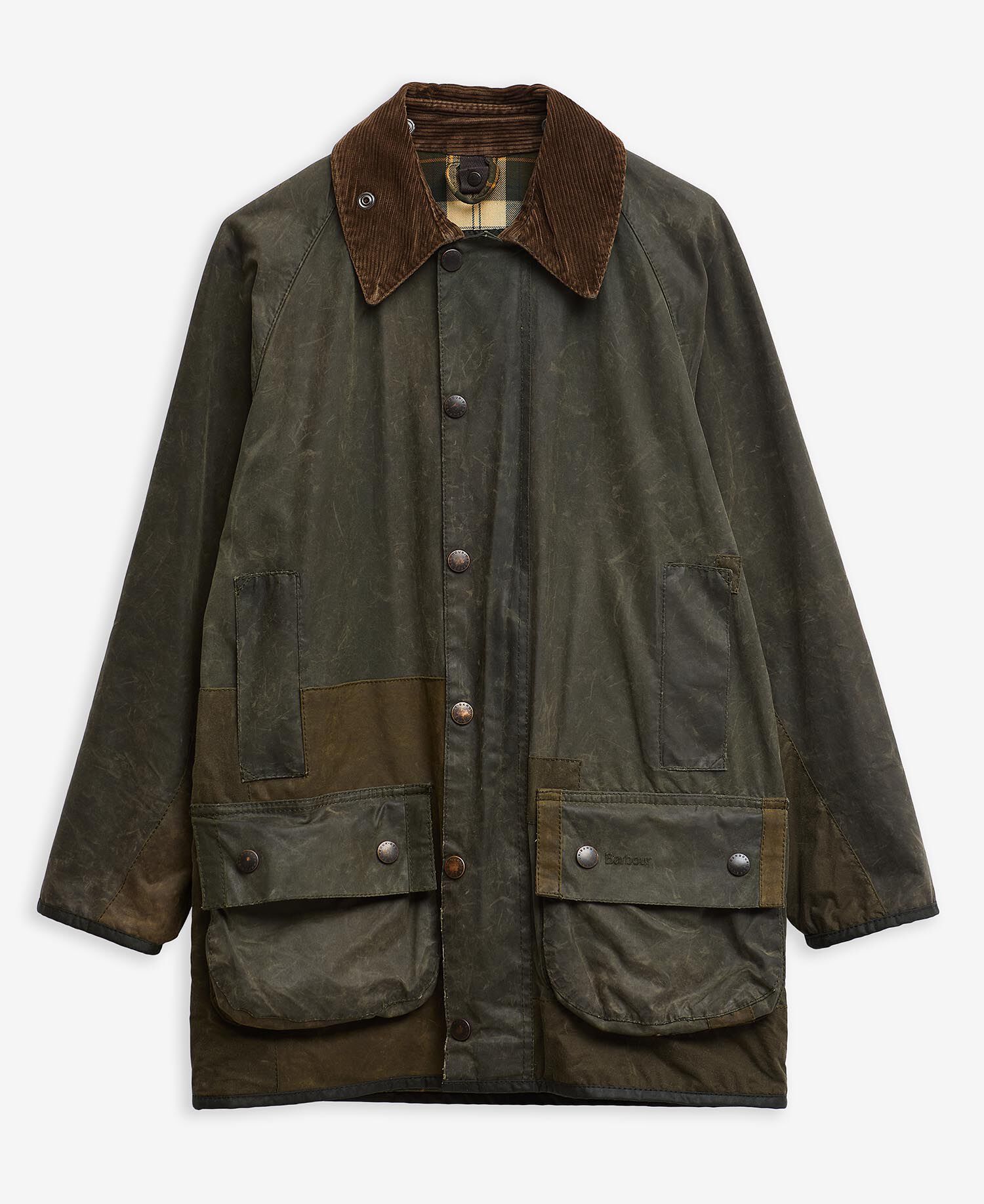 Barbour Re-Loved Beaufort Waxed Jacket - Size 36 Sage